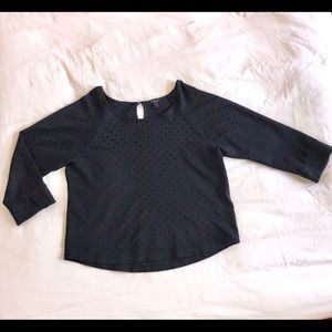 Top-J Crew Swiss Dot. Perfect for work. Sz XL